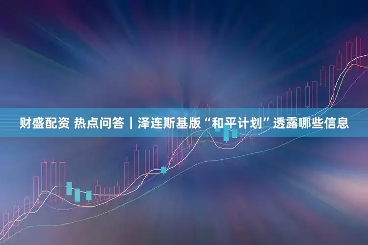 财盛配资 热点问答｜泽连斯基版“和平计划”透露哪些信息